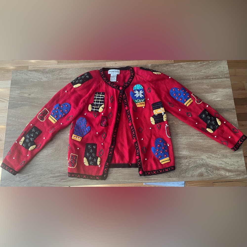 Colorful vintage sweater.